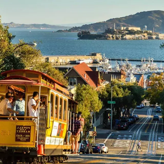 Funivie nel centro di San Francisco